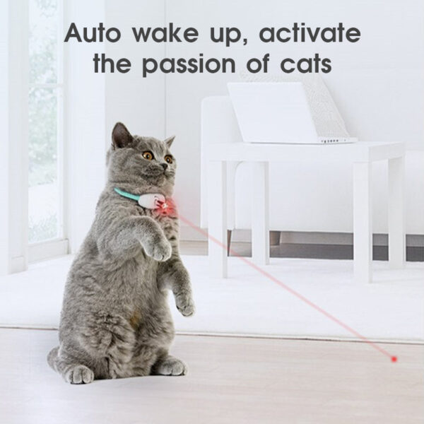 Automatic Cat Toy Smart Laser Teasing Cat Collar Electric USB Charging Kitten Amusing Toys Interactive Training Pet Items - Image 10