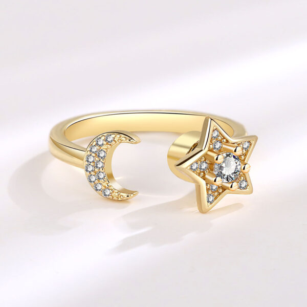 Creative Fashion Diamond rapunzel  Ring  F Female Ring - Image 9