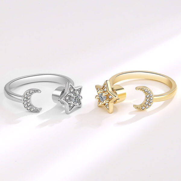 Creative Fashion Diamond rapunzel  Ring  F Female Ring - Image 3