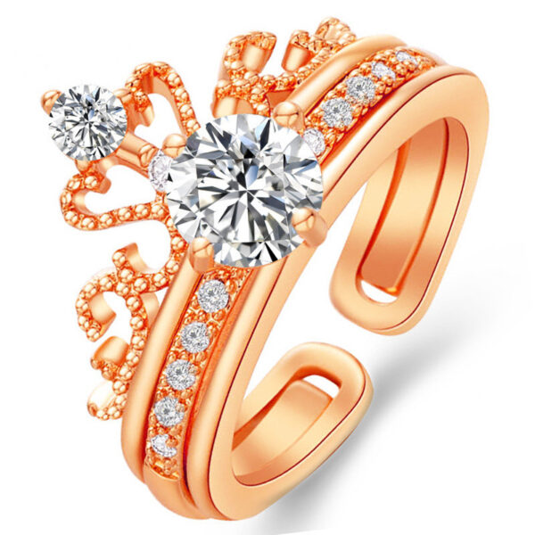 Creative Fashion Diamond rapunzel  Ring B Female Ring