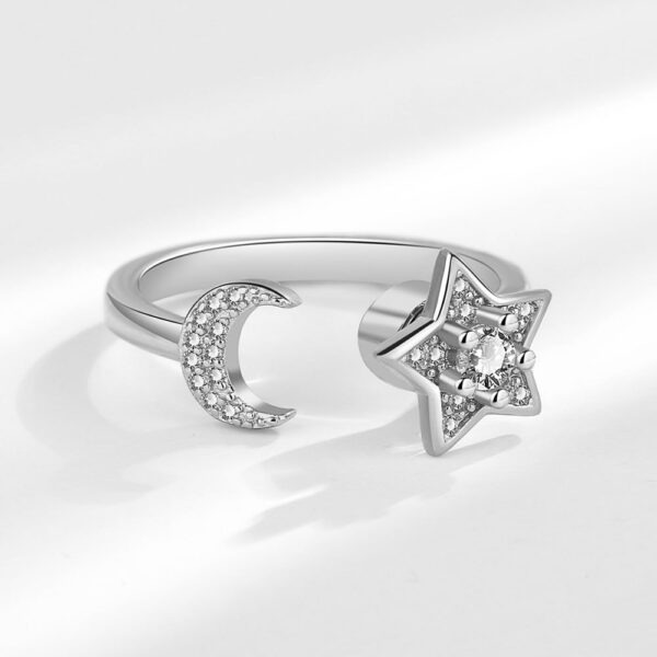 Creative Fashion Diamond rapunzel  Ring  F Female Ring - Image 4