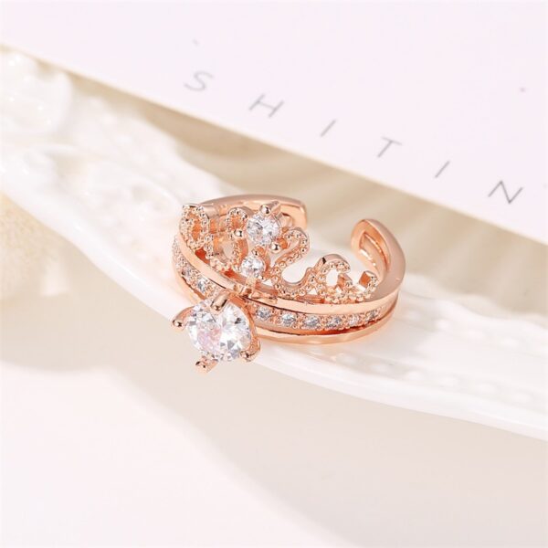 Creative Fashion Diamond rapunzel  Ring B Female Ring - Image 4